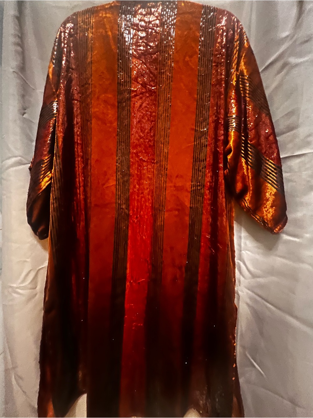 Anthropologie Copper Velvet Duster Kimono - Picture 3 of 3